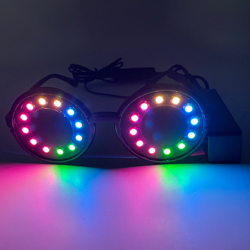 Phone Accessories App - LED Bluetooth APP Flashing Glasses USB