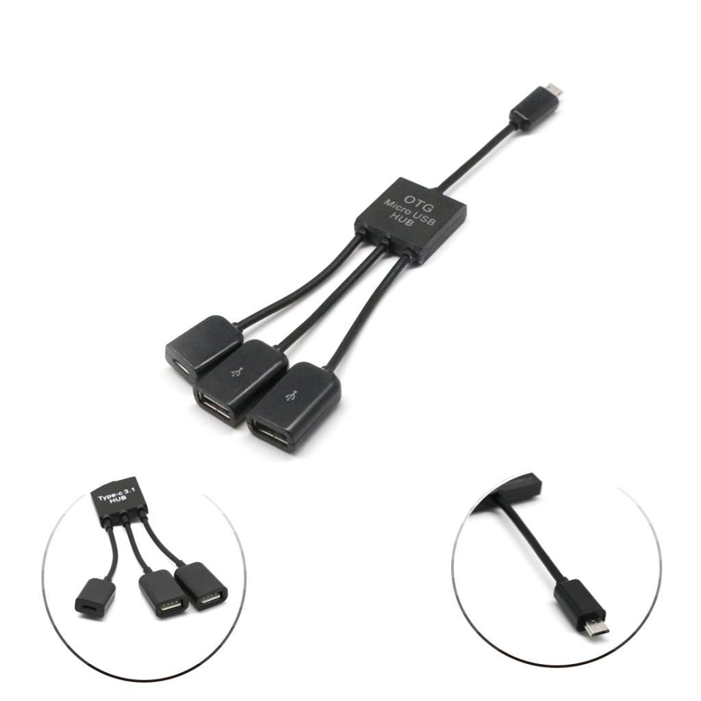 Usb C Hub - 3 in 1 Micro USB OTG