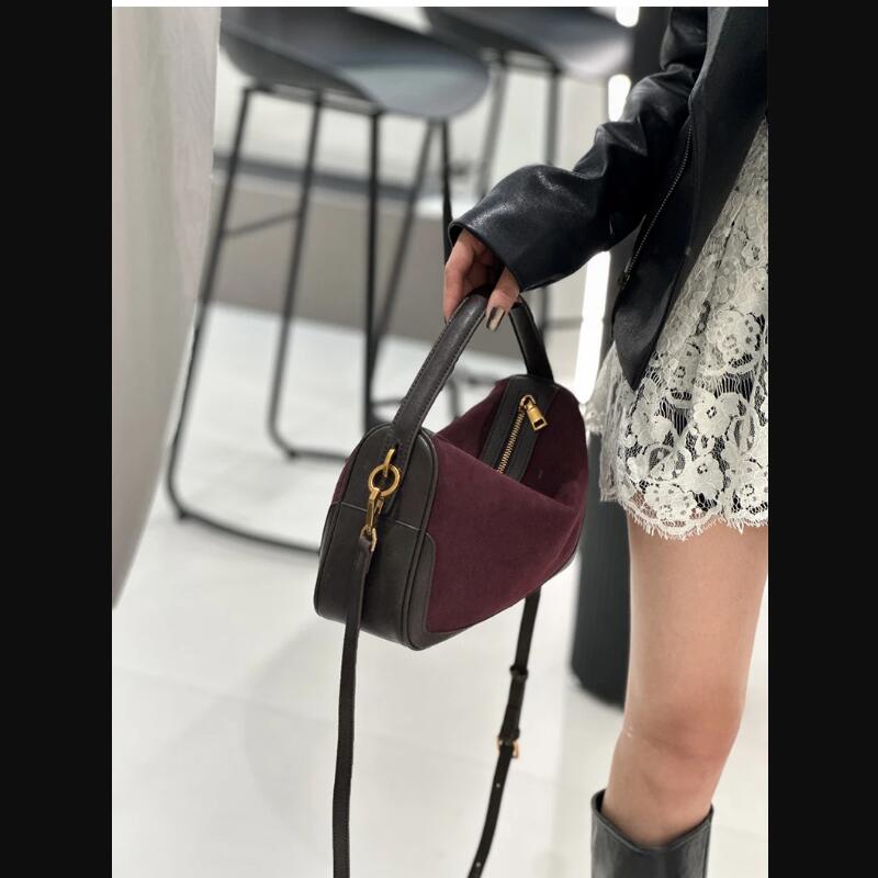 Phone Accessories Brand - Women's Genuine Suede Cowhide Leather Shoulder