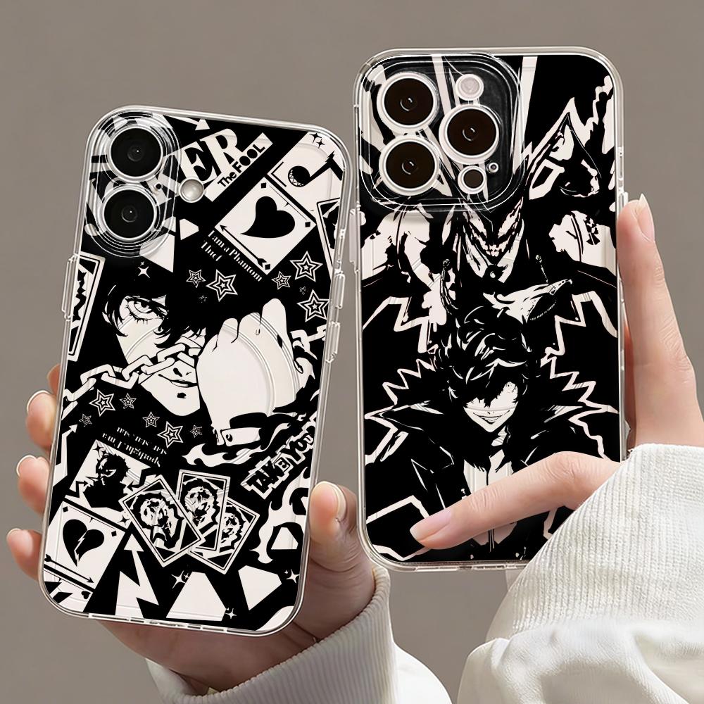 Phone Case Clear - Game P-Persona 5 Phone Case Magnetic