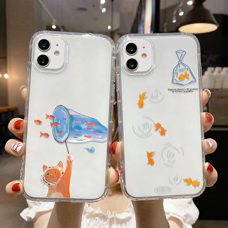 Lovely Fishes Clear Phone Case - đánh giá và giá Phone Case Clear