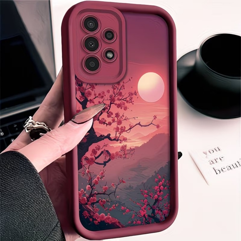 Sunset Mountain Peak Anti-Fall - đánh giá và giá Phone Accessories Red