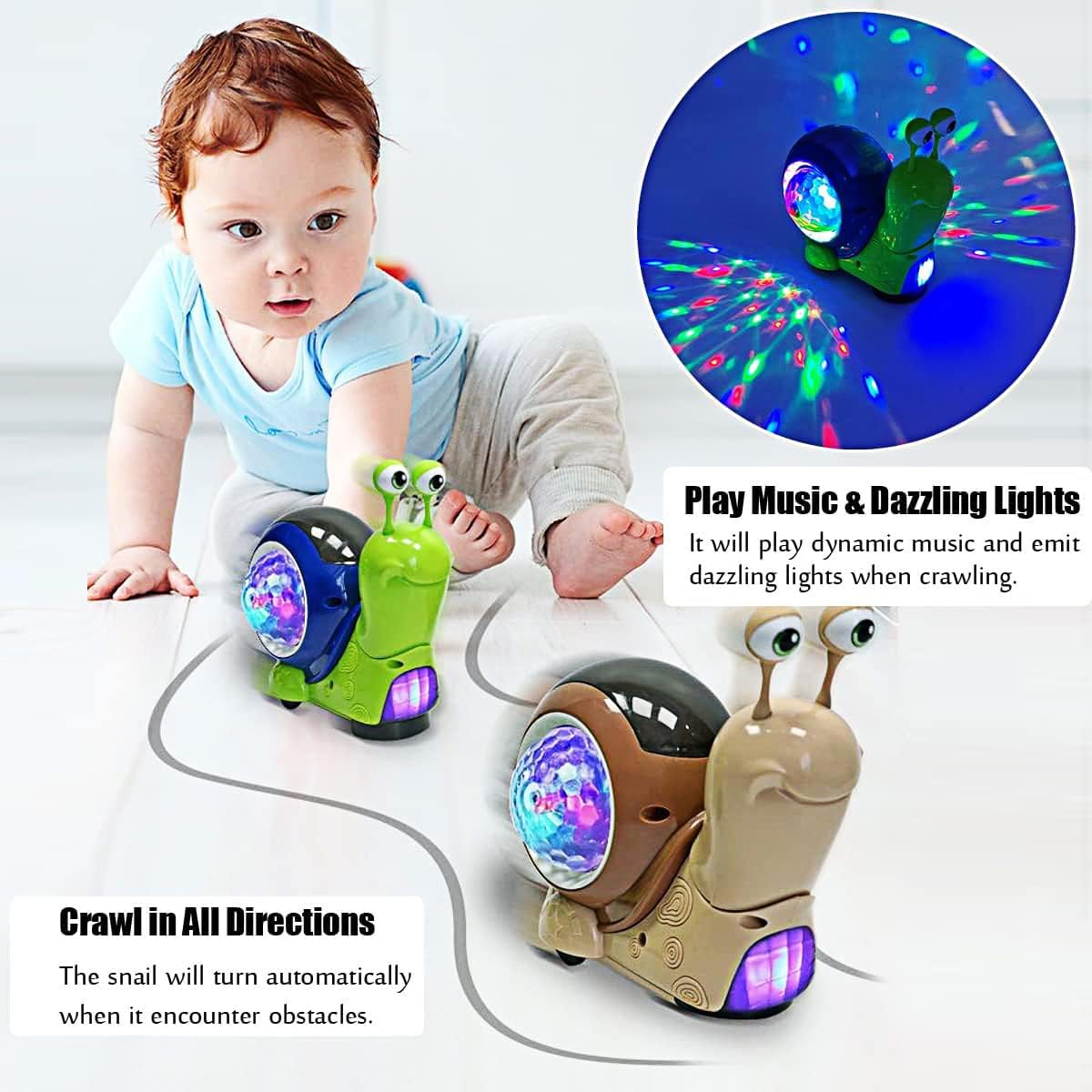 Crawling Snail Baby Toy Walkin - đánh giá và giá Phone Accessories Baby