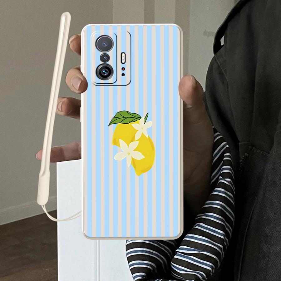 Lemon Cool Stripe Pattern Case - đánh giá và giá Xiaomi Phone Accessories