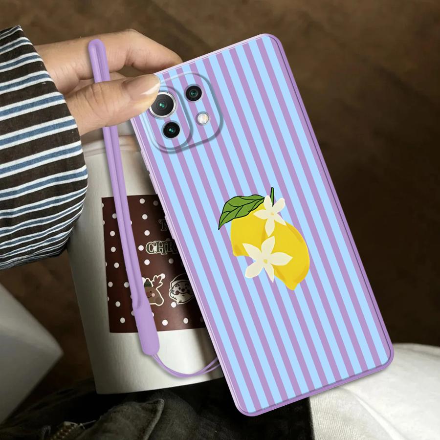 Lemon Cool Stripe Pattern Case - đánh giá và giá Xiaomi Phone Accessories