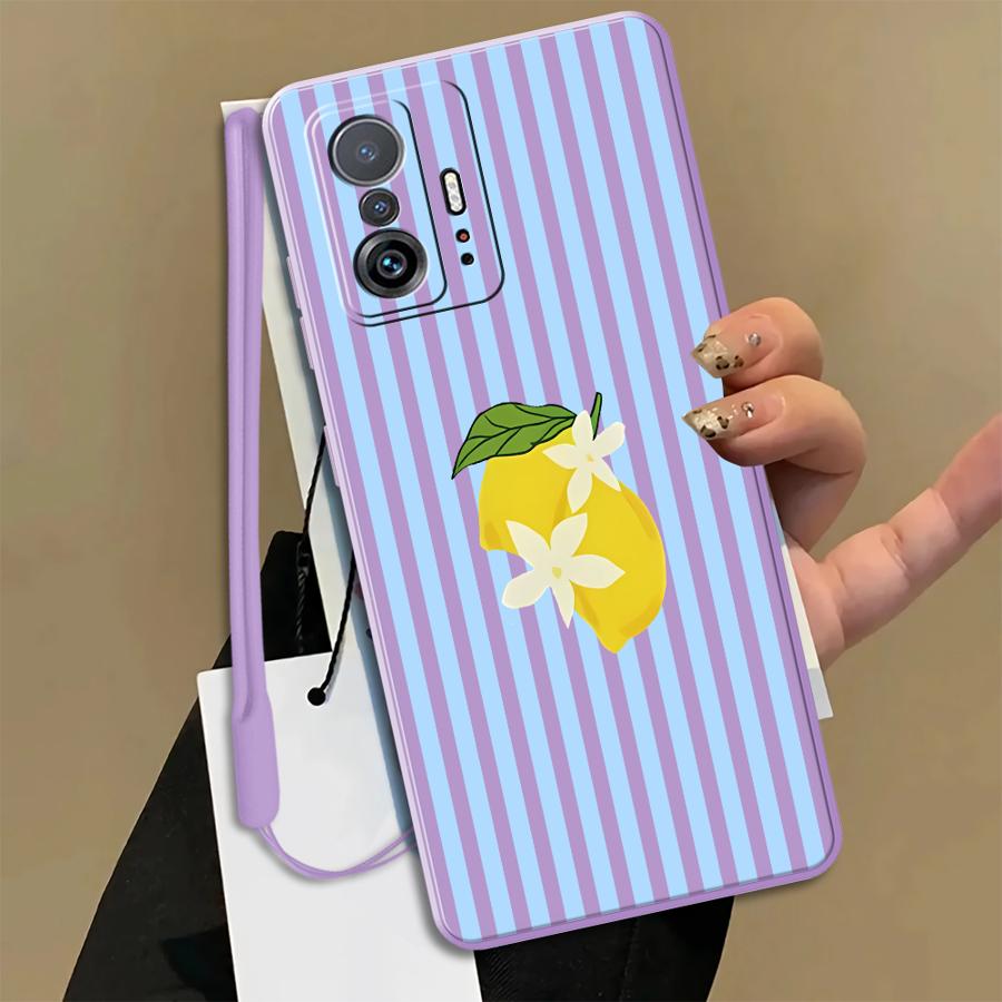 Lemon Cool Stripe Pattern Case - đánh giá và giá Xiaomi Phone Accessories
