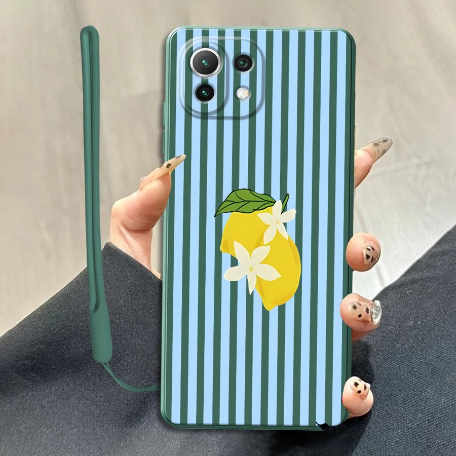Lemon Cool Stripe Pattern Case - đánh giá và giá Xiaomi Phone Accessories