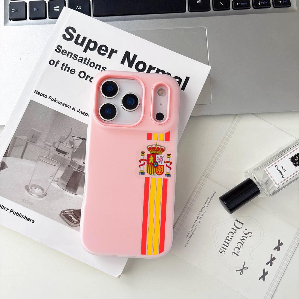 Spain LOGO Espana Red Yellow L - đánh giá và giá Phone Case Clear