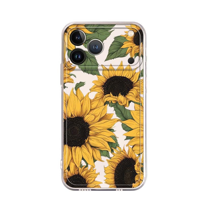 Cute Sunflower Pattern Case fo - đánh giá và giá Phone Case Clear
