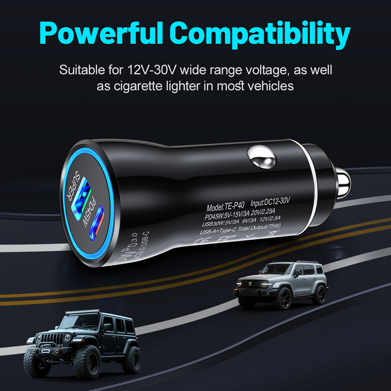 Dual Port 45W USB C Car Charge - đánh giá và giá Usb C Hub