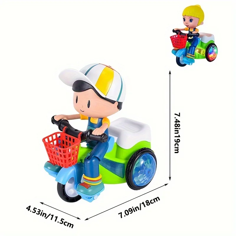 Music Stunt Cool Tricycle Car  - đánh giá và giá Phone Accessories Baby
