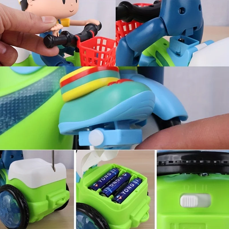 Music Stunt Cool Tricycle Car  - đánh giá và giá Phone Accessories Baby