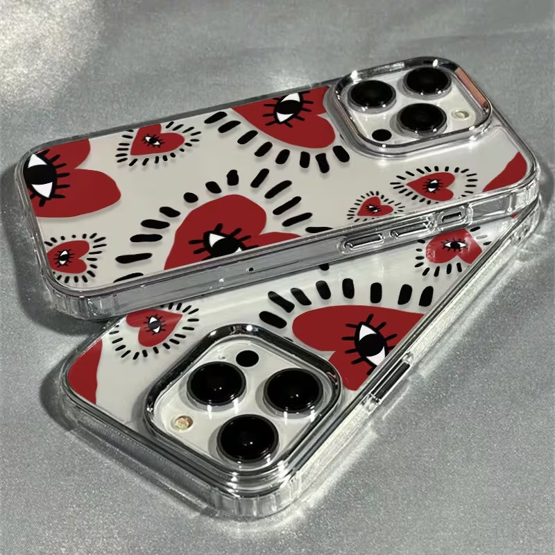 Unique Red Heart Eye Frame Sof - đánh giá và giá Phone Accessories Red
