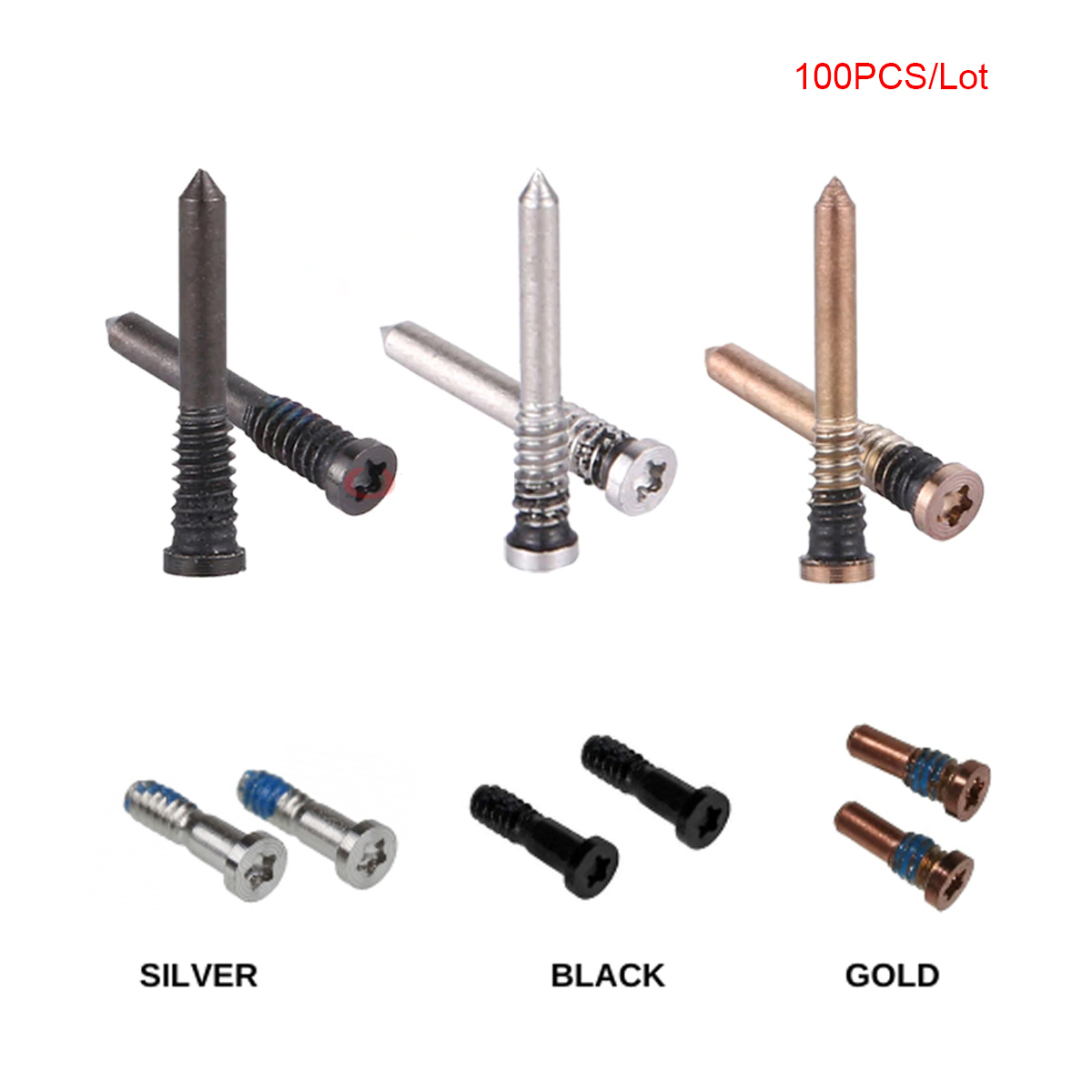 100pcs Bottom Pentalobe Screws - đánh giá và giá Phone Accessories Repair