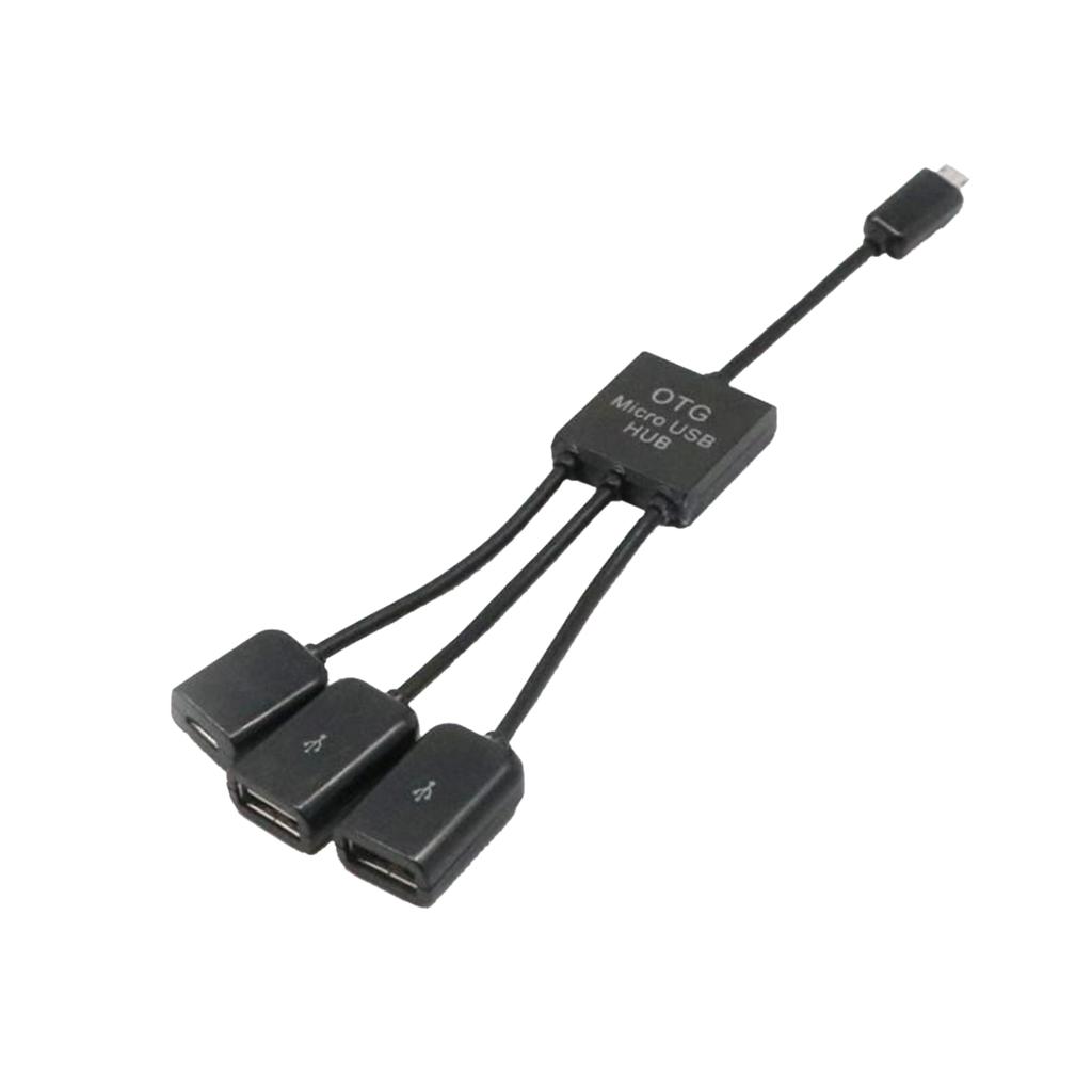 3 in 1 Micro USB OTG Hub Cable - đánh giá và giá Usb C Hub