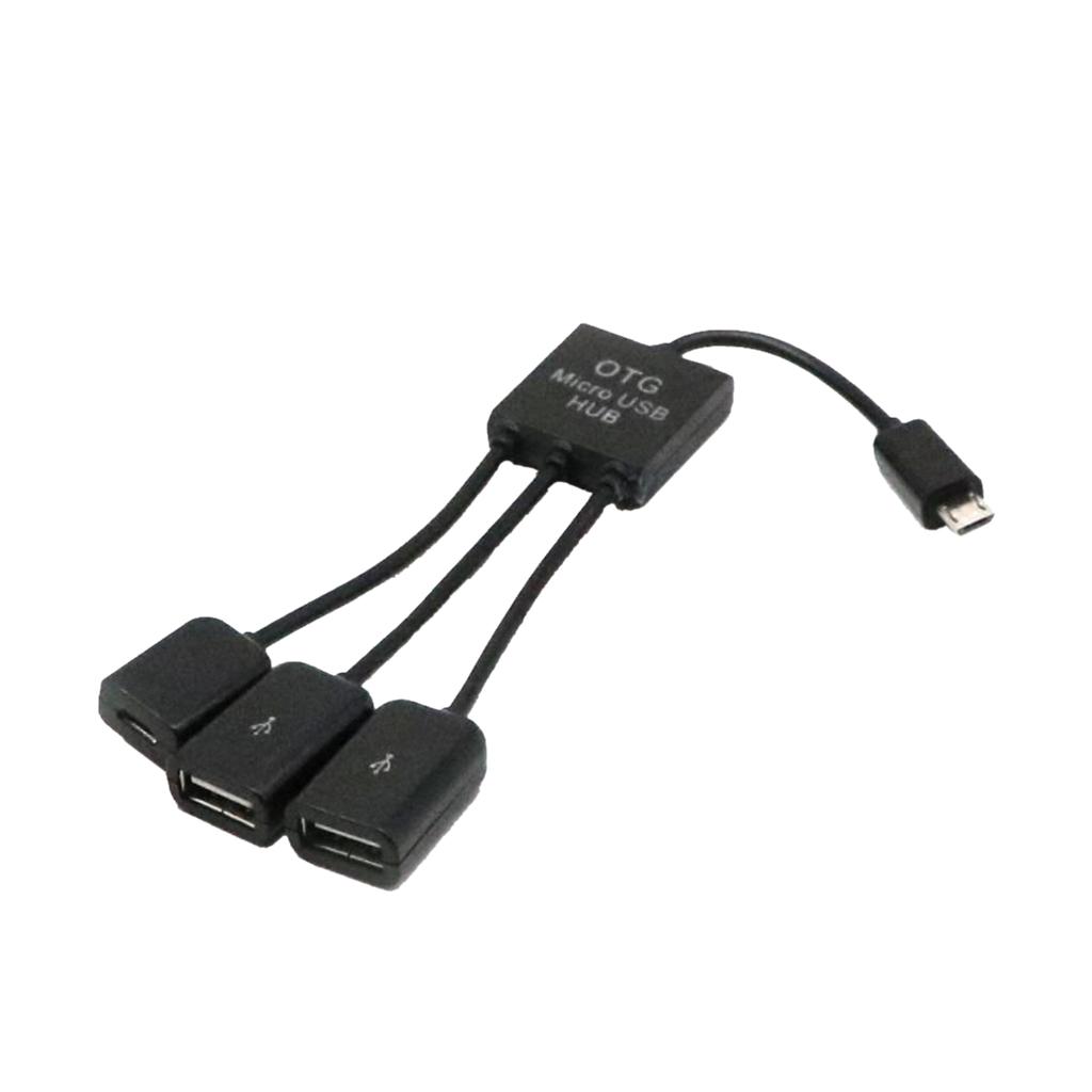3 in 1 Micro USB OTG Hub Cable - đánh giá và giá Usb C Hub