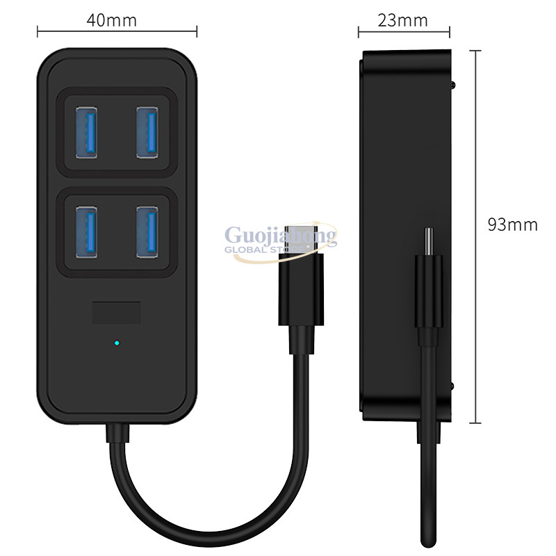 Cross-border USB3.0 hub, USB i - đánh giá và giá Usb C Hub