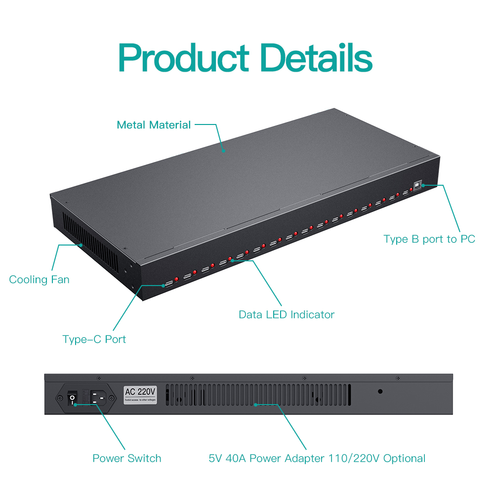 A-165C Sipolar 16 Port Usb c H - đánh giá và giá Usb C Hub