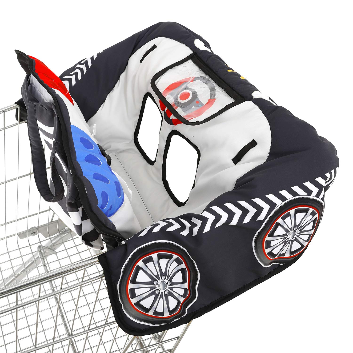 Cartoon Car Baby Shopping Cart - đánh giá và giá Phone Accessories Baby