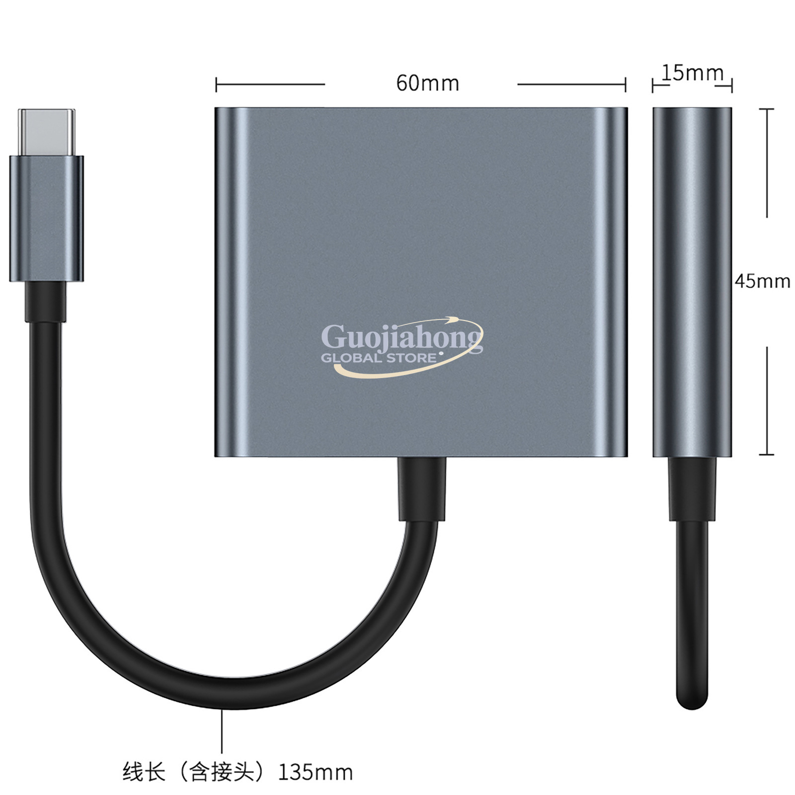 Cross-border usb-c to hd three - đánh giá và giá Usb C Hub