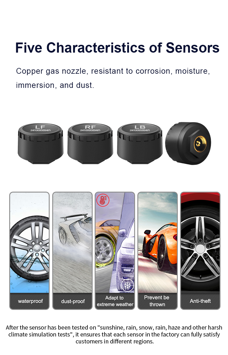 Car TPMS 4 Sensors Bluetooth T - đánh giá và giá Phone Accessories App