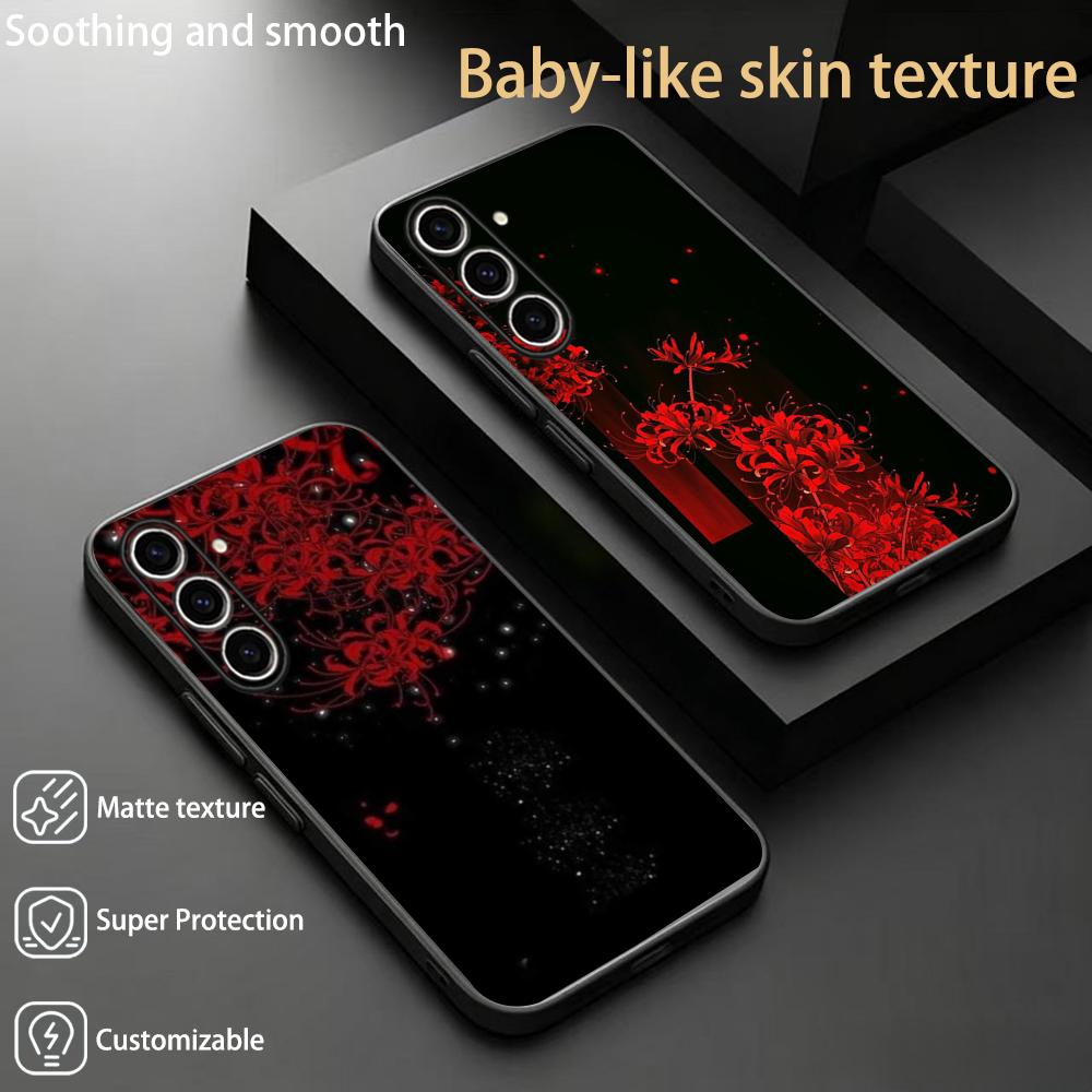 Red spider lily Japan art fash - đánh giá và giá Phone Accessories Red